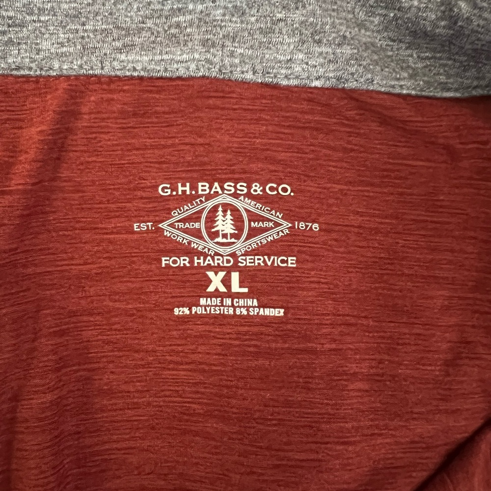 G.H. Bass & Co. Burgundy Polo Shirt - Picture 4 of 4